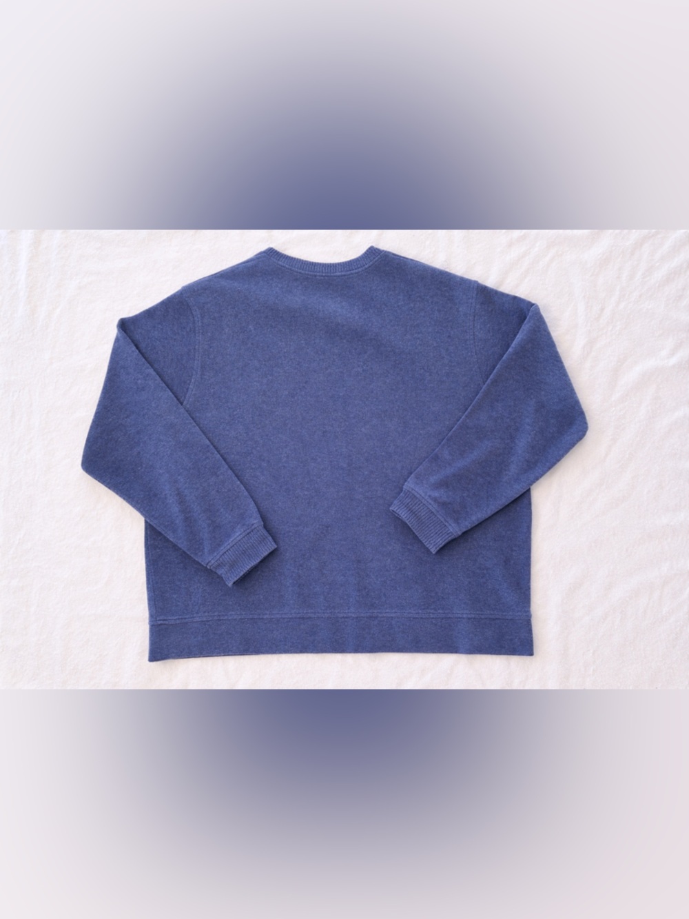 L.L. Bean Blue V-Neck Cotton Sweater Men’s XL Tall Classic Pullover - Picture 3 of 6